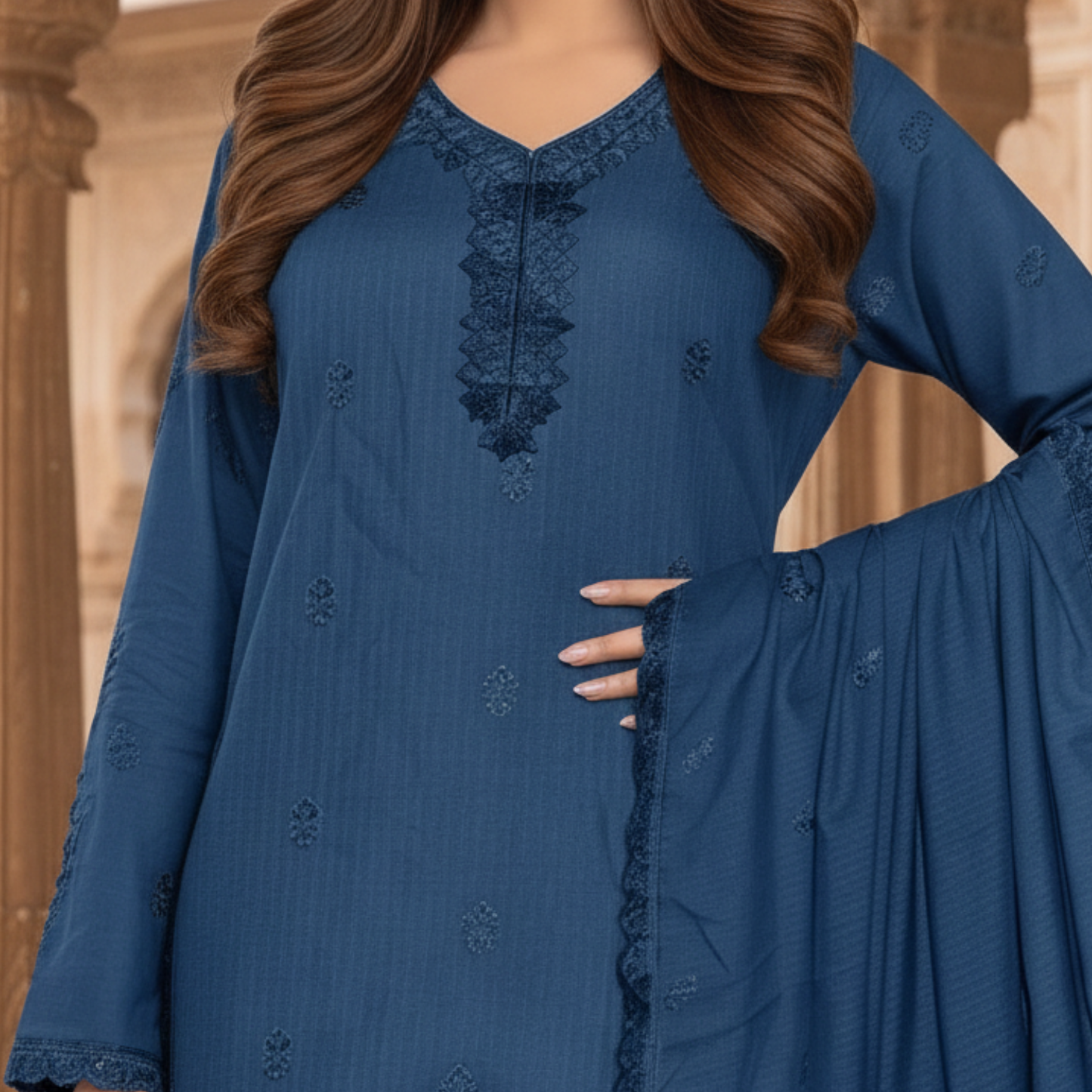 Dhanak Collection ST-708 (Blue)