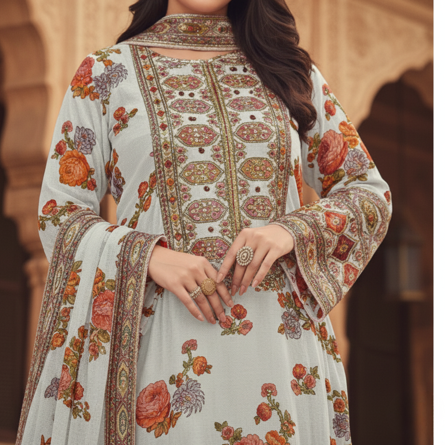 Silk Collection (White) T-8010