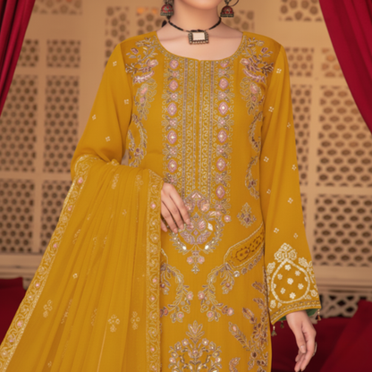 Dhanak Collection(Yellow) BH-714