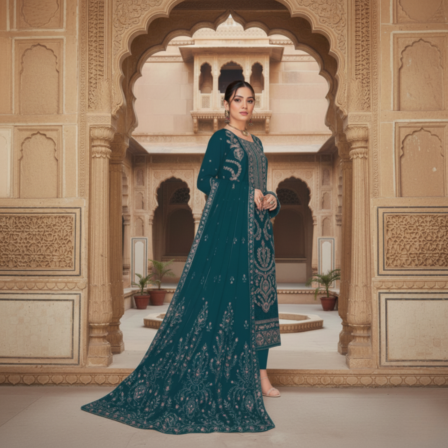 Dhanak Collection (Blue) BH-714