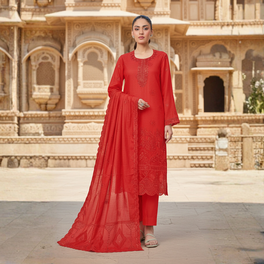 Dhanak Collection ST-713 (Red)