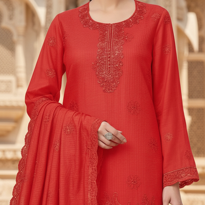 Dhanak Collection ST-713 (Red)