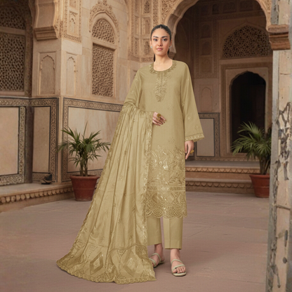 Dhanak Collection ST-713 (Gold)