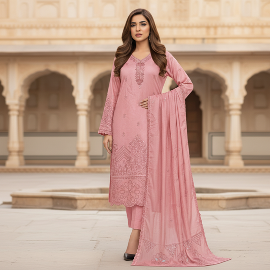 Dhanak Collection ST-708 (Pink)