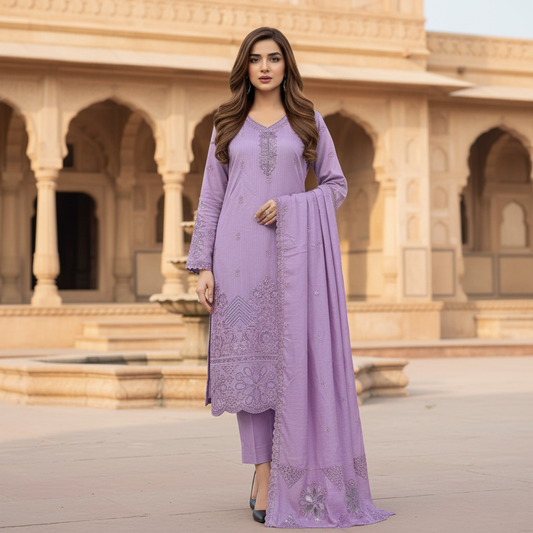 Dhanak Collection ST-708 (Purple)